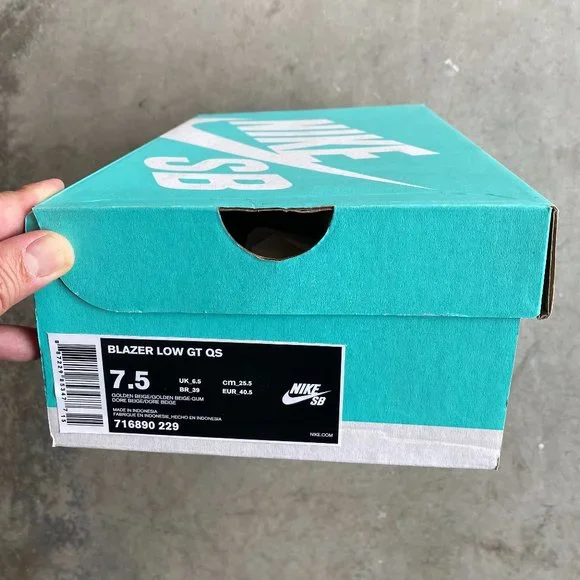 Supreme x Nike Blazer Low GT QS Sz.7.5